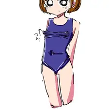 茶髪少女の立ち絵