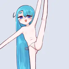 青髪の少女