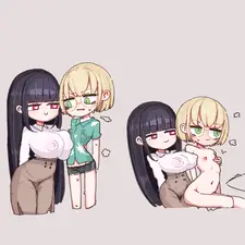 寄り添う二人