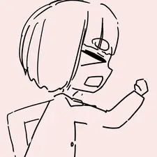 横顔のキャラクター