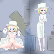 路地裏露出ガール